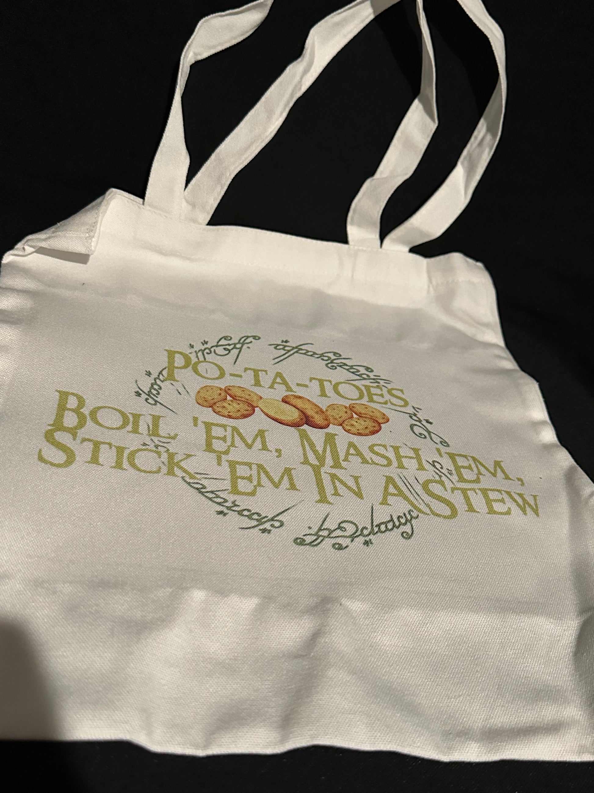 Po-ta-toes Tote Bag – Lord of the Rings Inspired