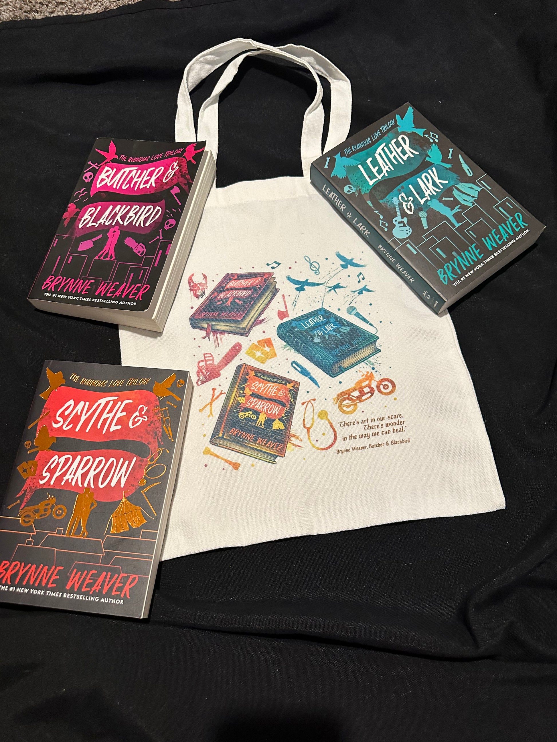 Ruinous Love Trilogy Tote Bag