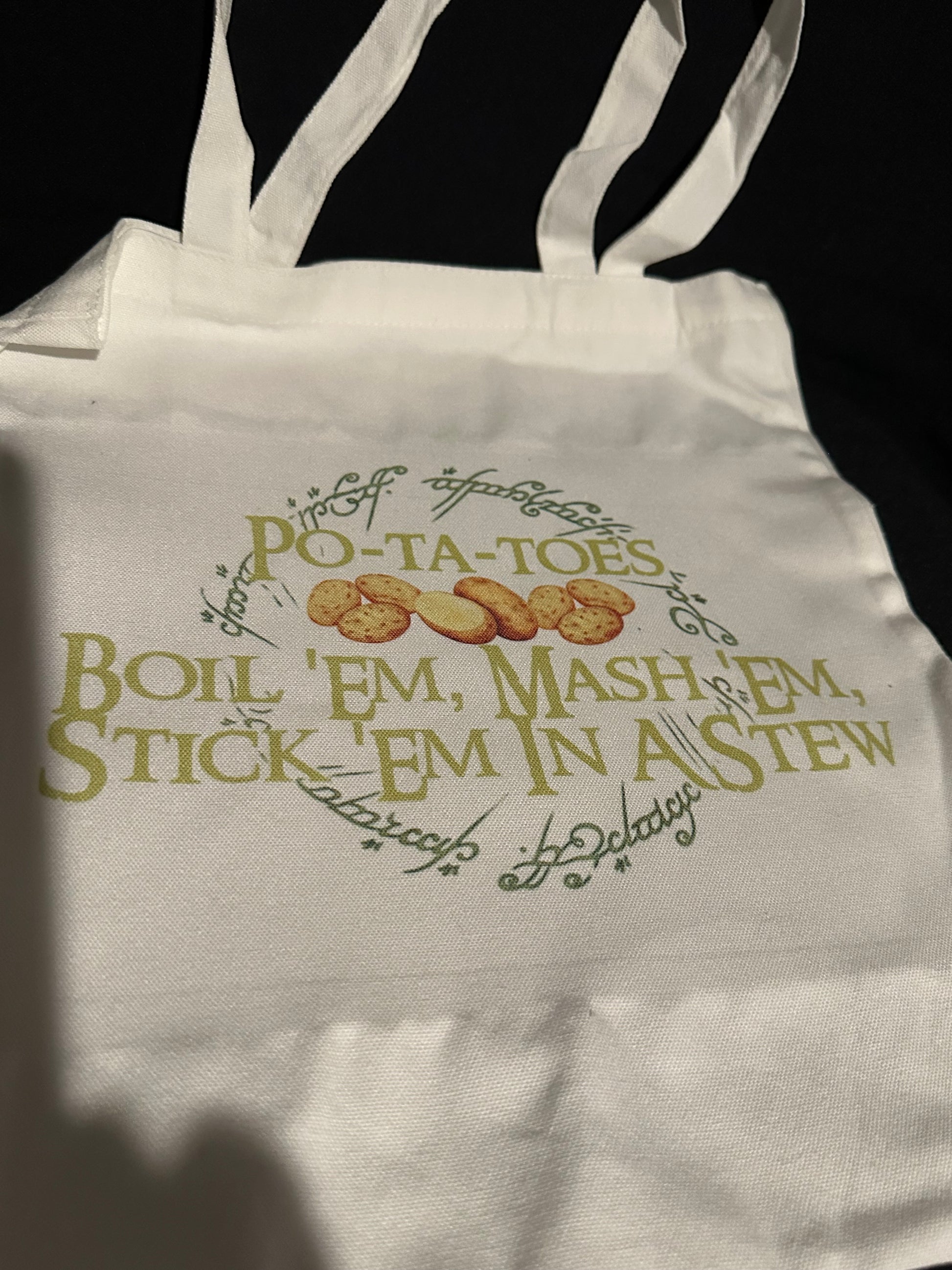 Po-ta-toes Tote Bag – Lord of the Rings Inspired