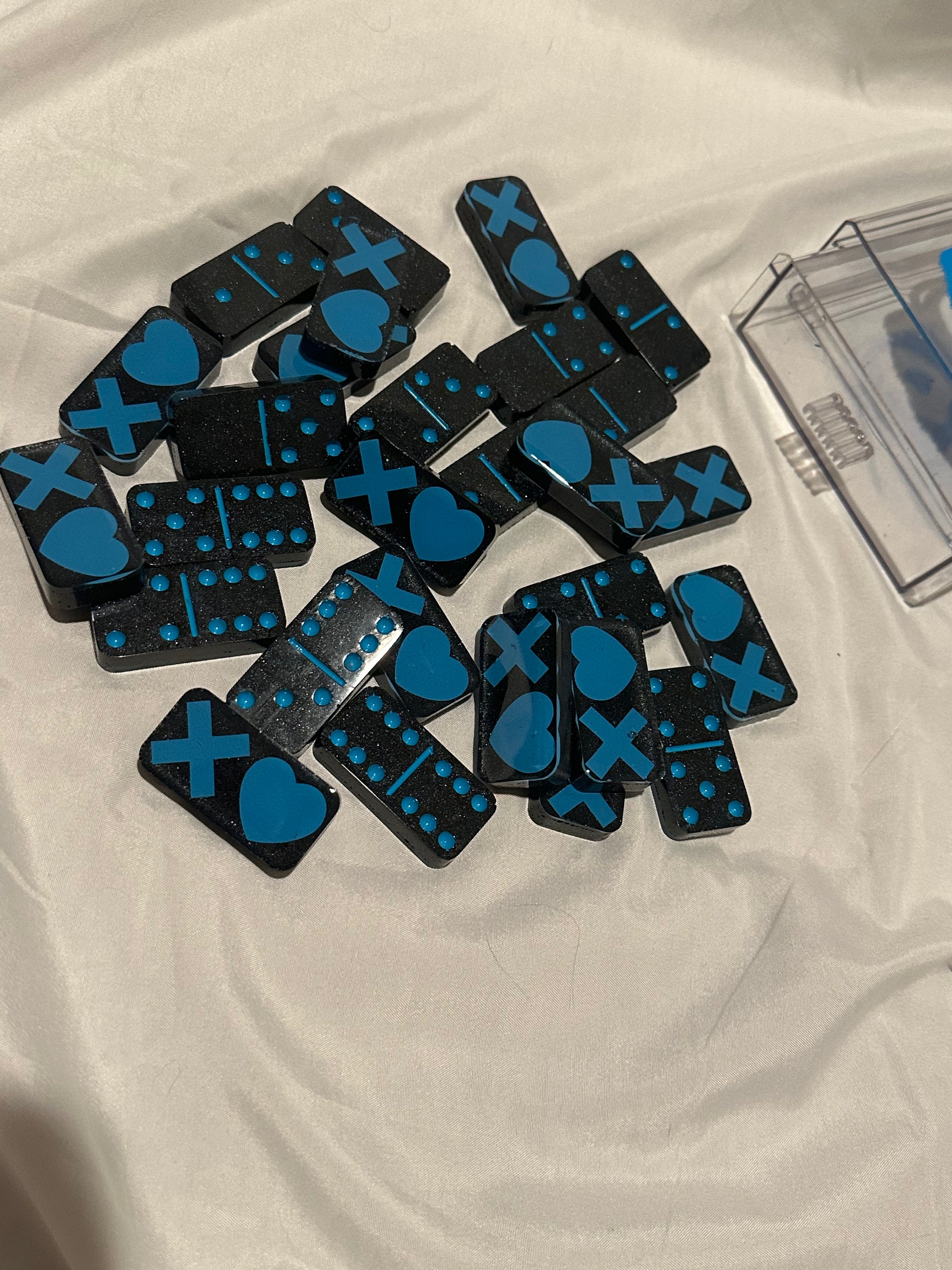 Lights Out Inspired Resin Domino Set