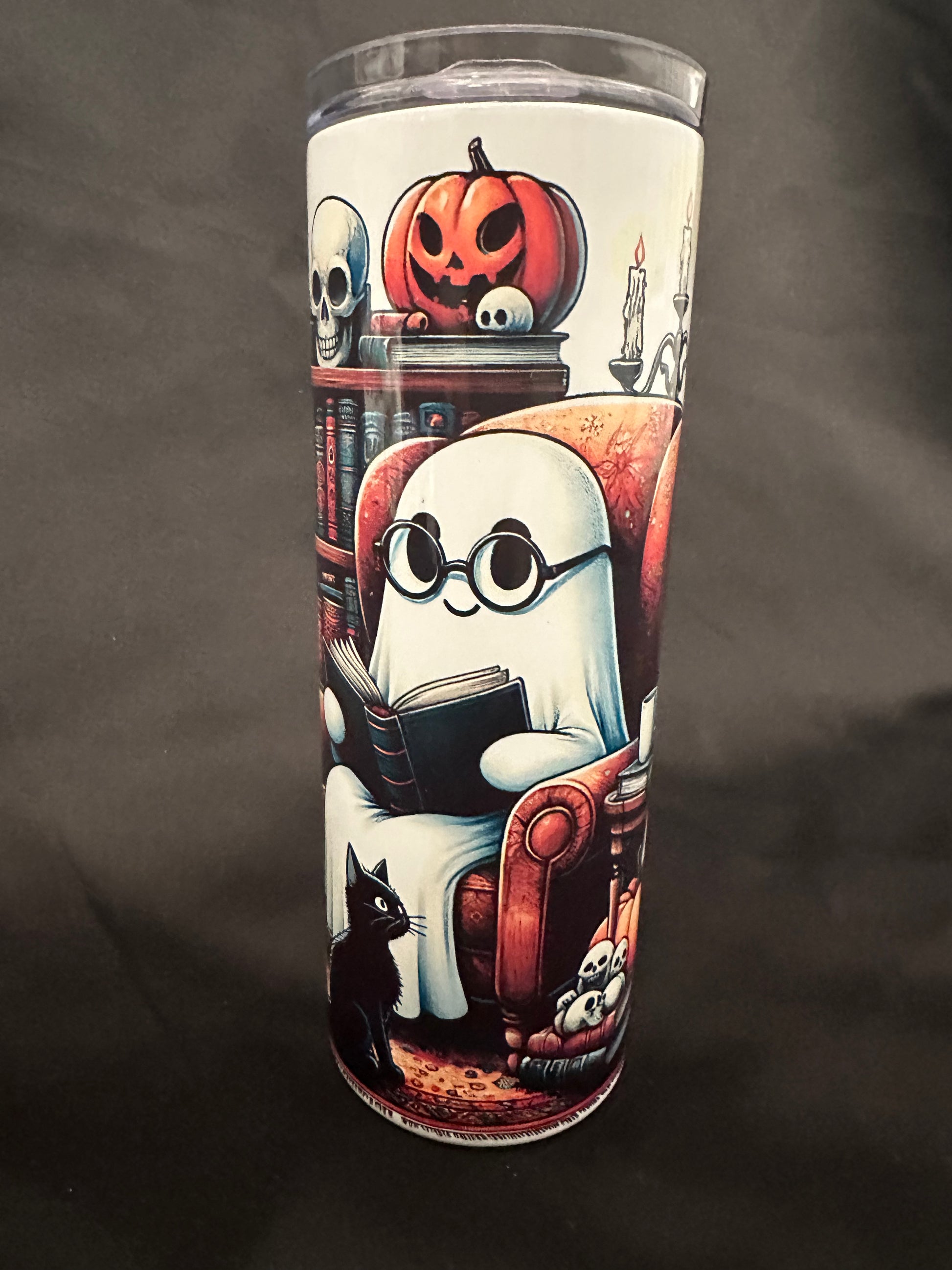 Ghost Library 20oz Metal Tumbler