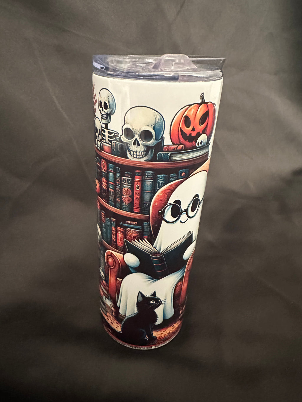 Ghost Library 20oz Metal Tumbler