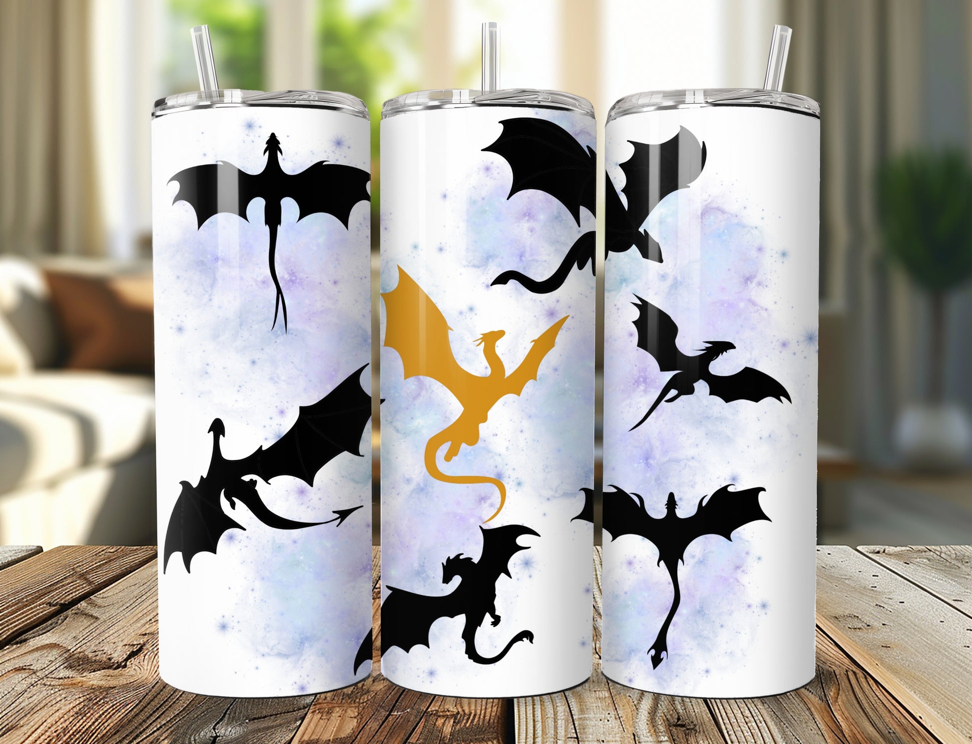 Dragon Rider Metal Tumbler