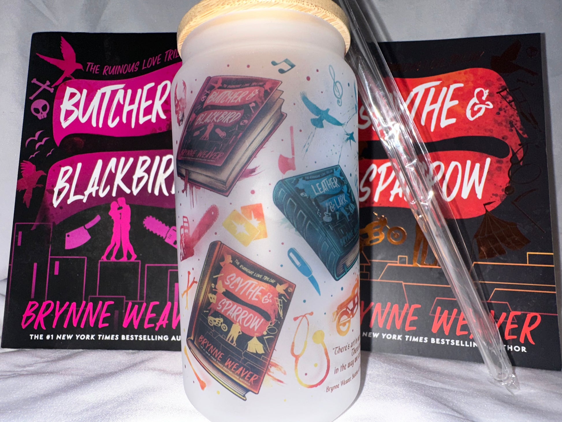The Ruinous Love Trilogy 18oz Glass Tumbler