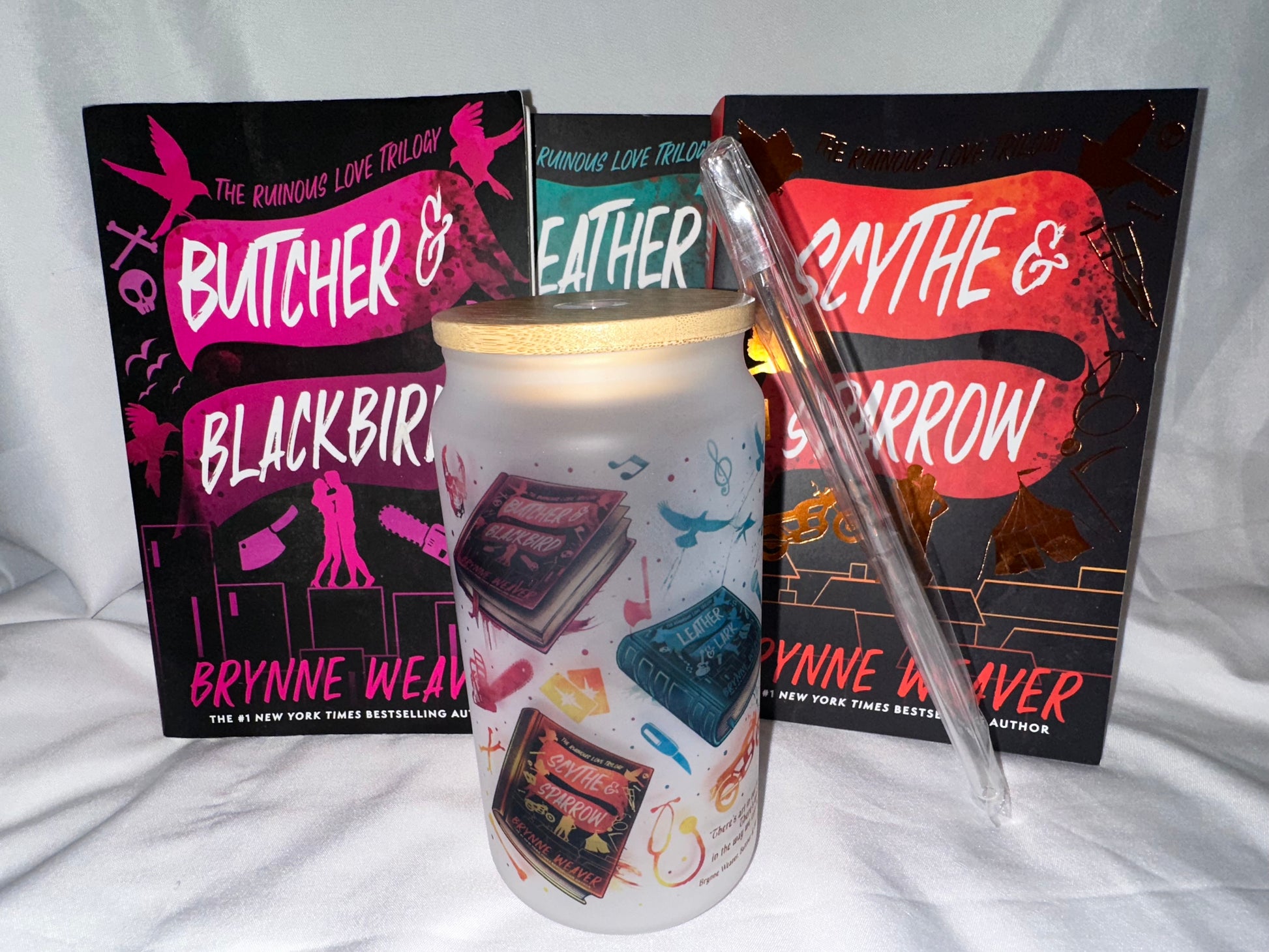 The Ruinous Love Trilogy 18oz Glass Tumbler