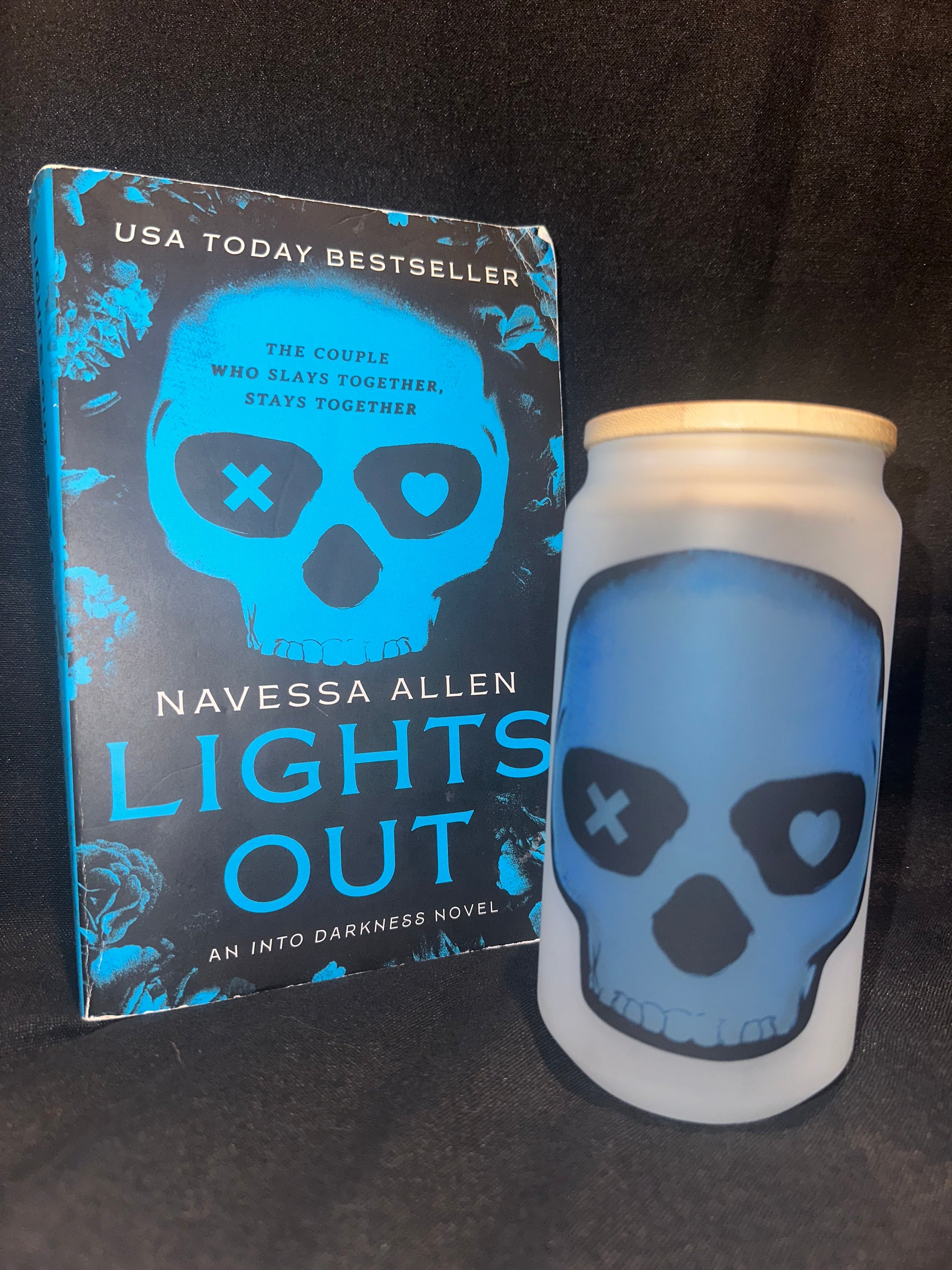 Lights Out 18oz Glass Tumbler