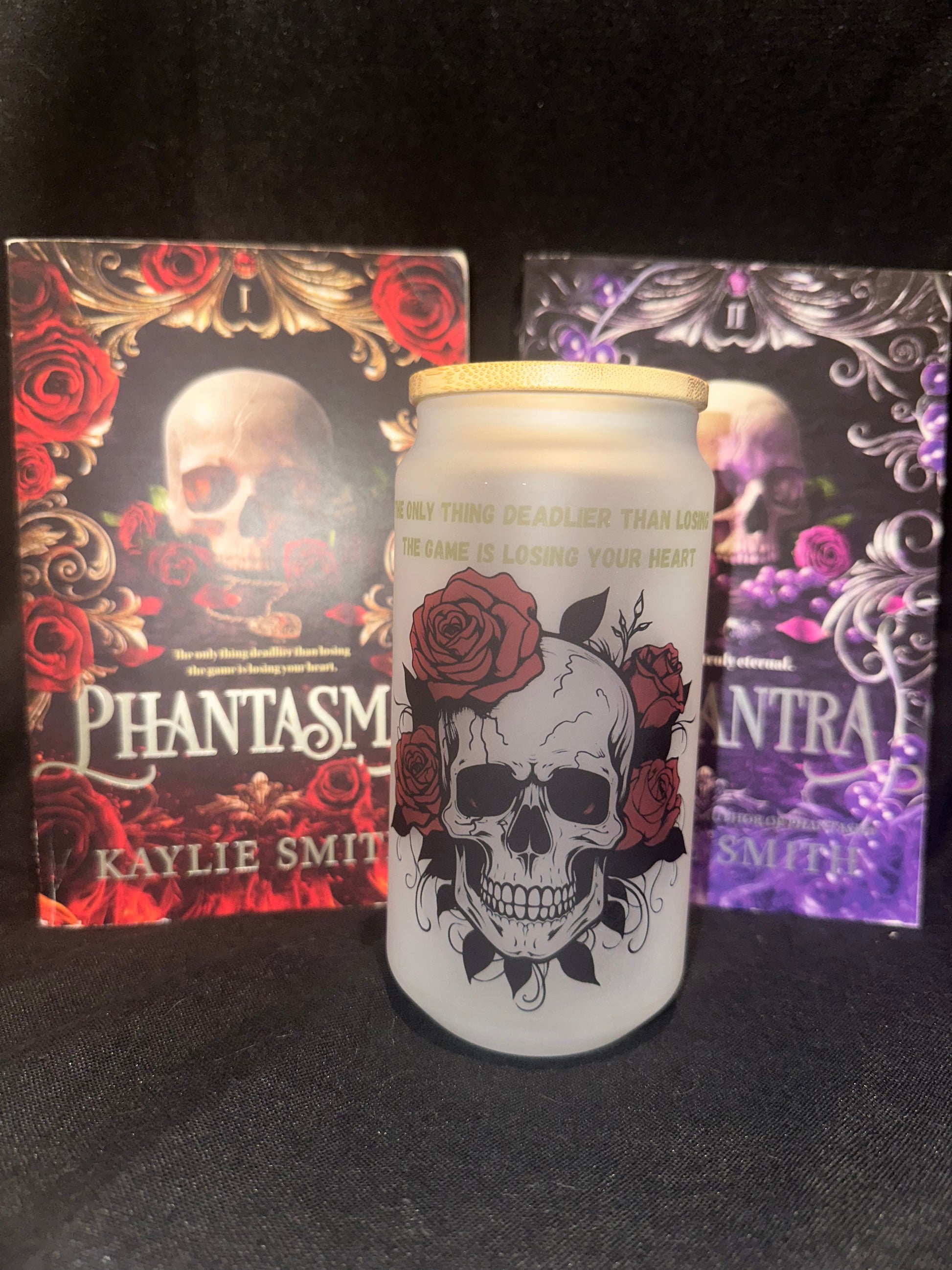 Phantasma & Enchantra Inspired 18oz Glass Tumbler