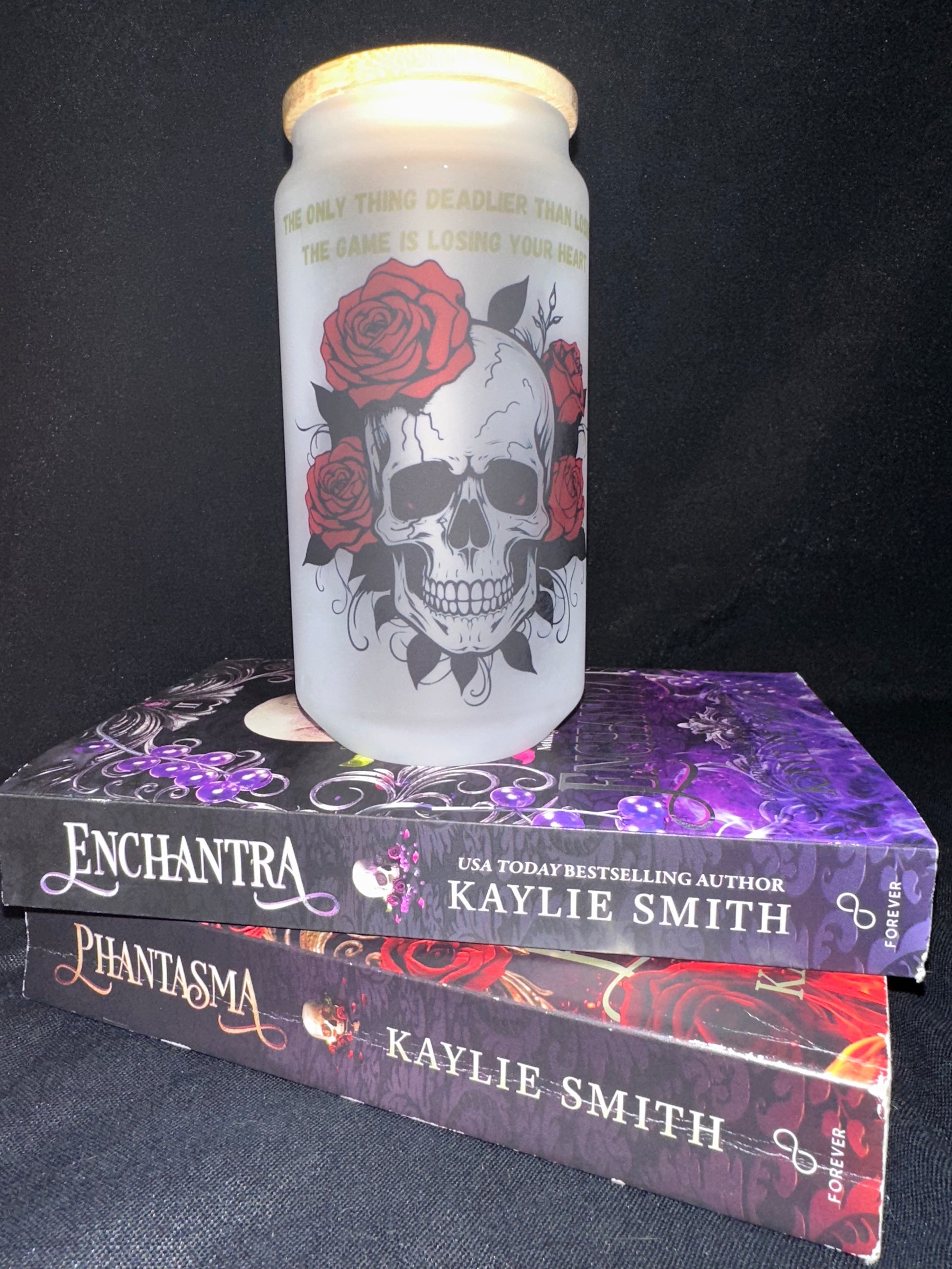Phantasma & Enchantra Inspired 18oz Glass Tumbler