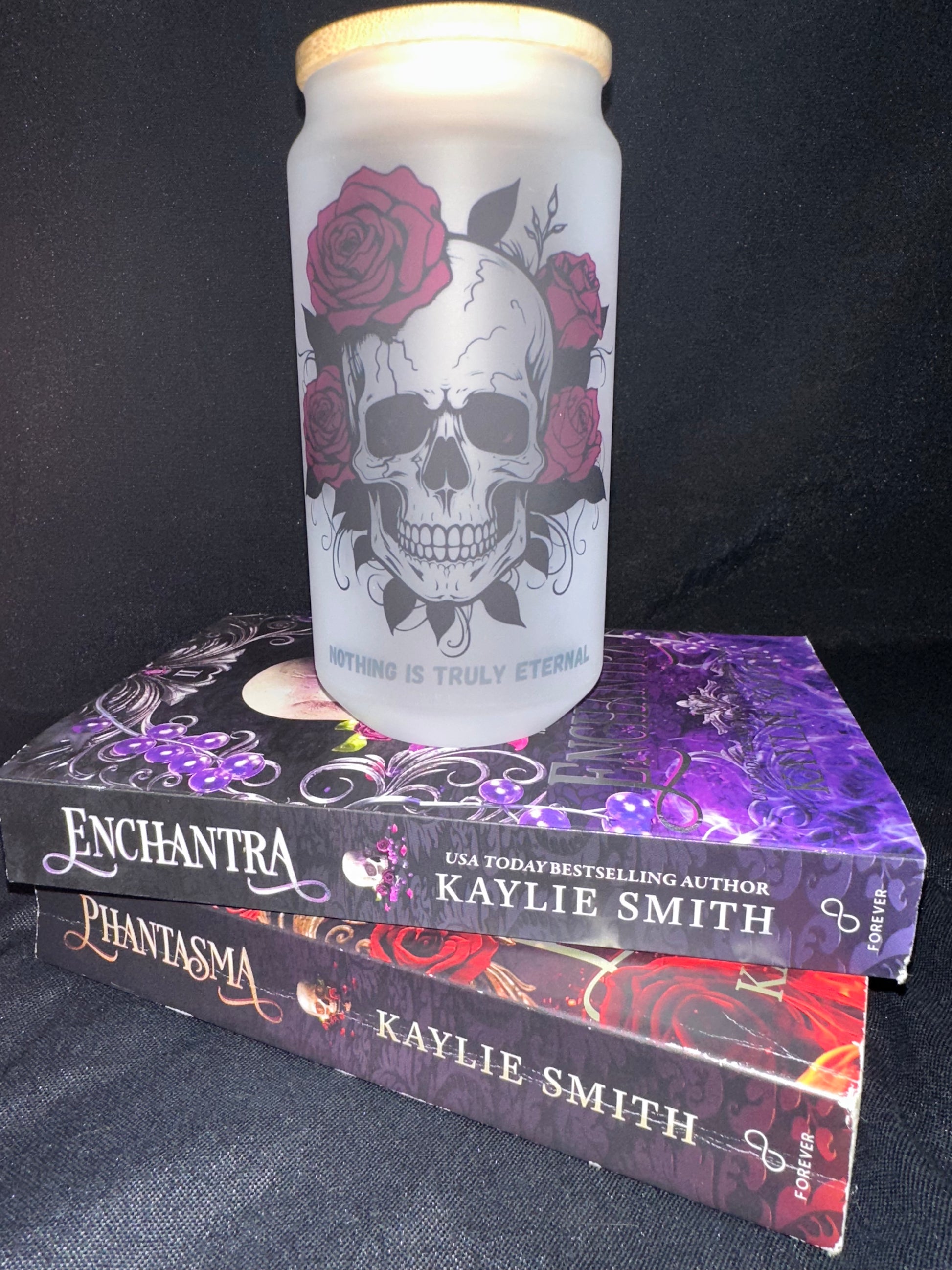 Phantasma & Enchantra Inspired 18oz Glass Tumbler