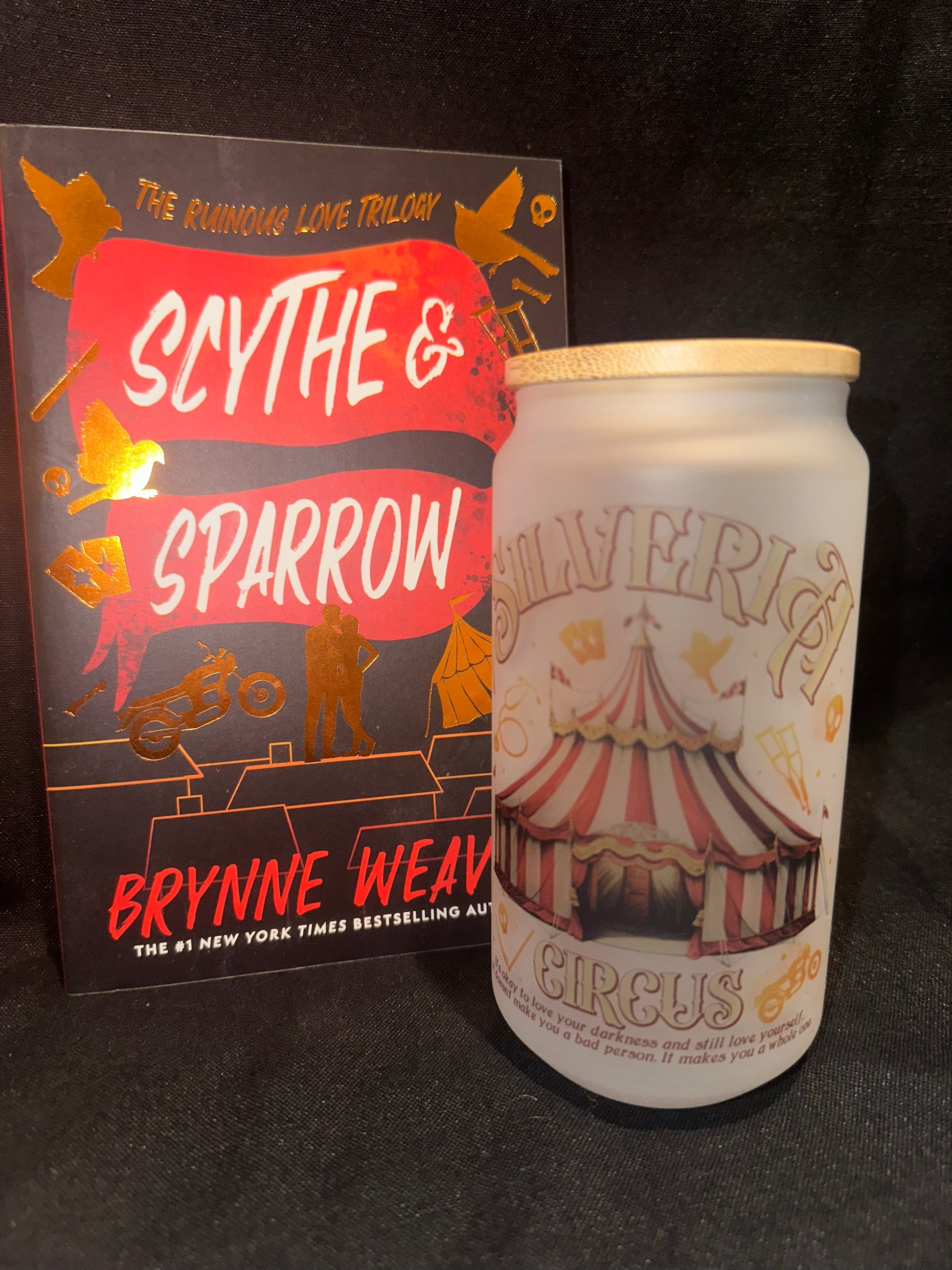 Silveria Circus - Scythe & Sparrow Inspired 18oz Glass Tumbler