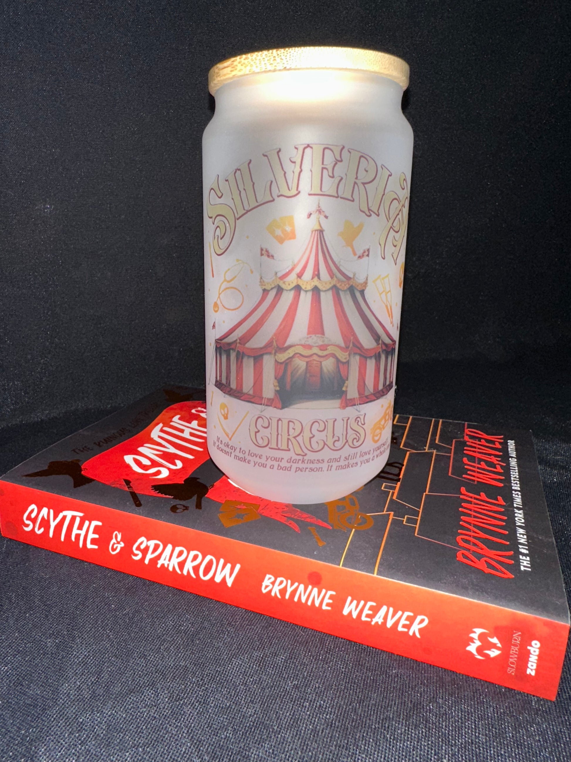 Silveria Circus - Scythe & Sparrow Inspired 18oz Glass Tumbler