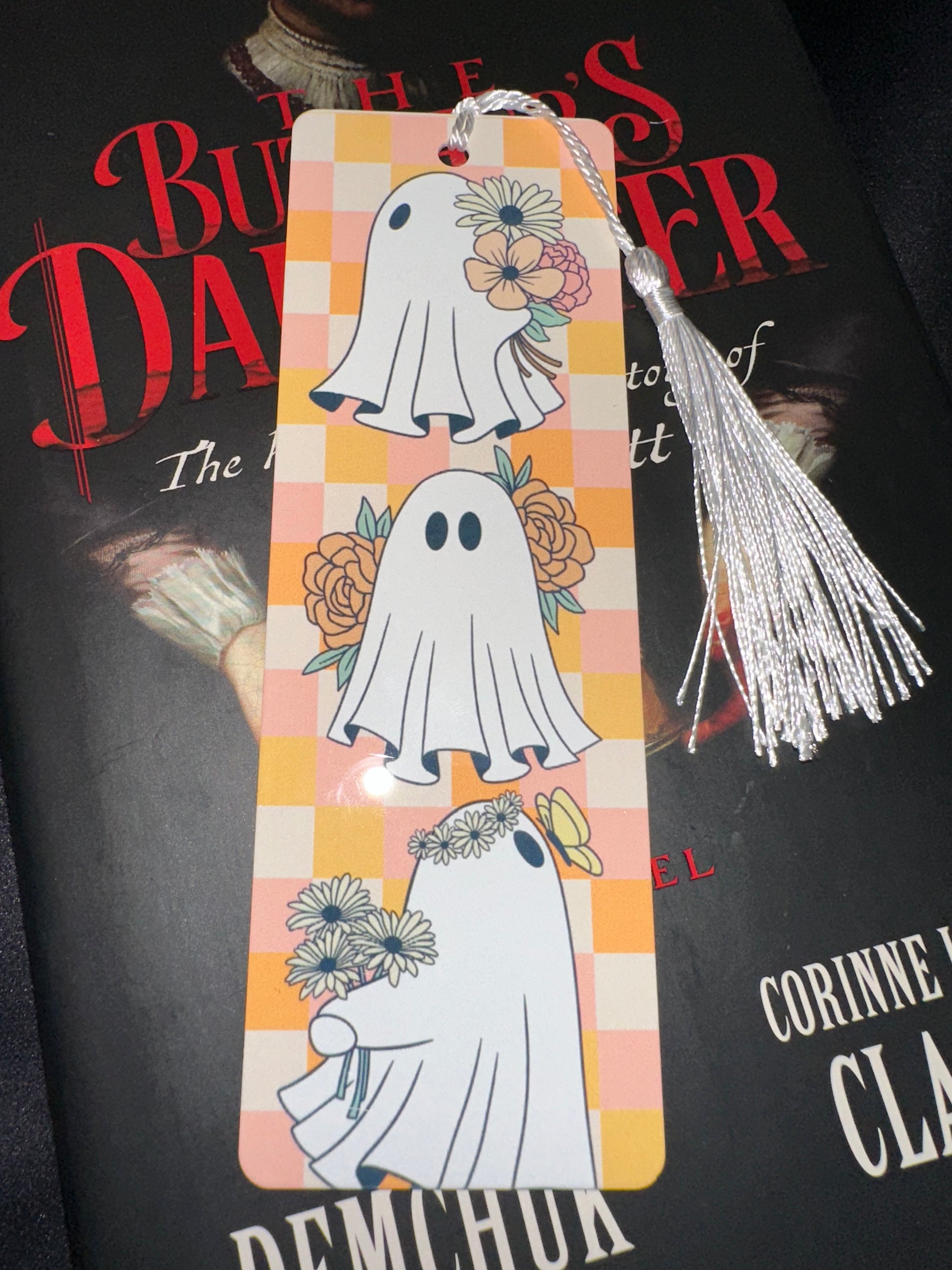 Floral Ghost Bookmark