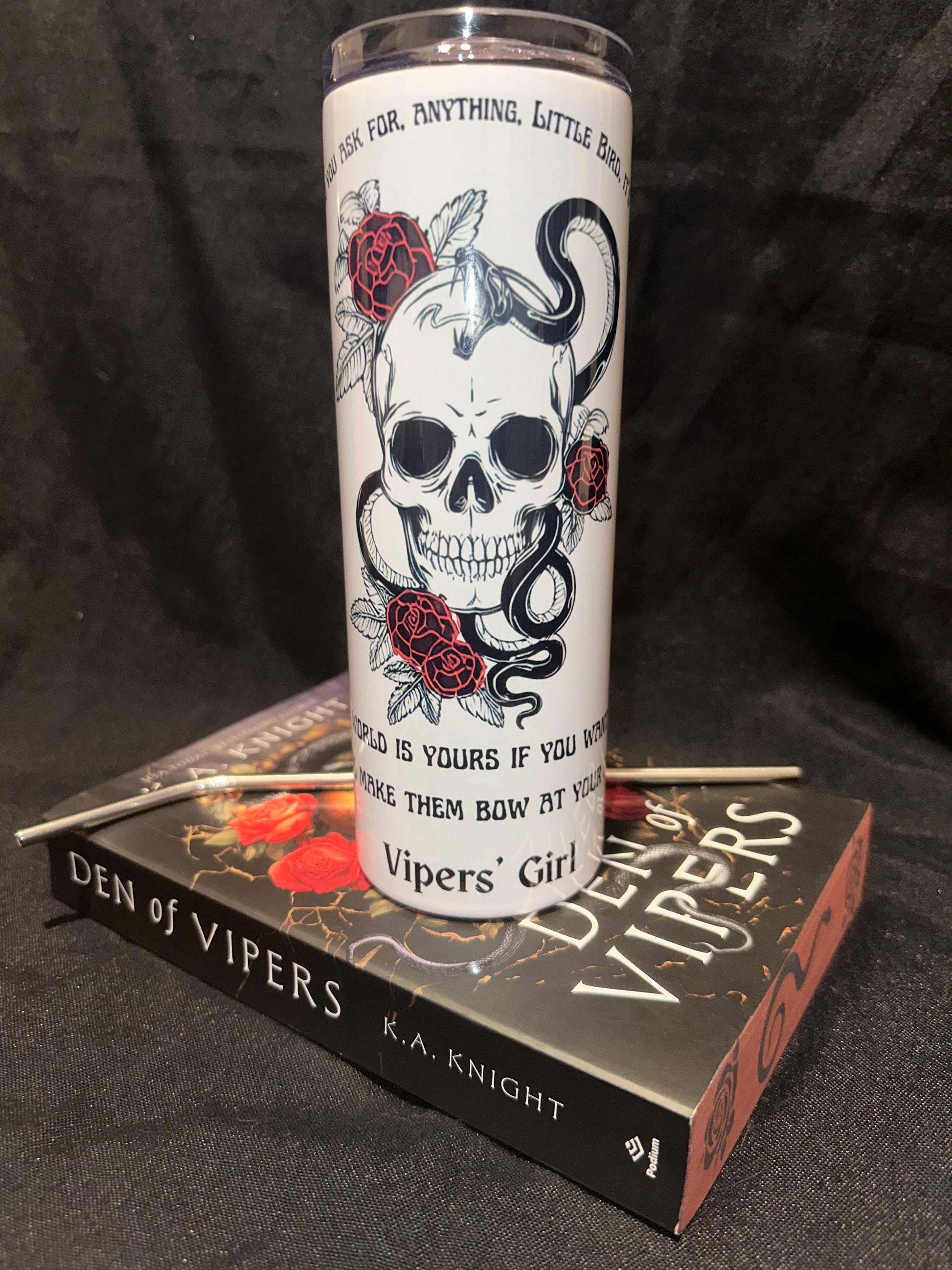 Den of Vipers Inspired 20oz Metal Tumbler