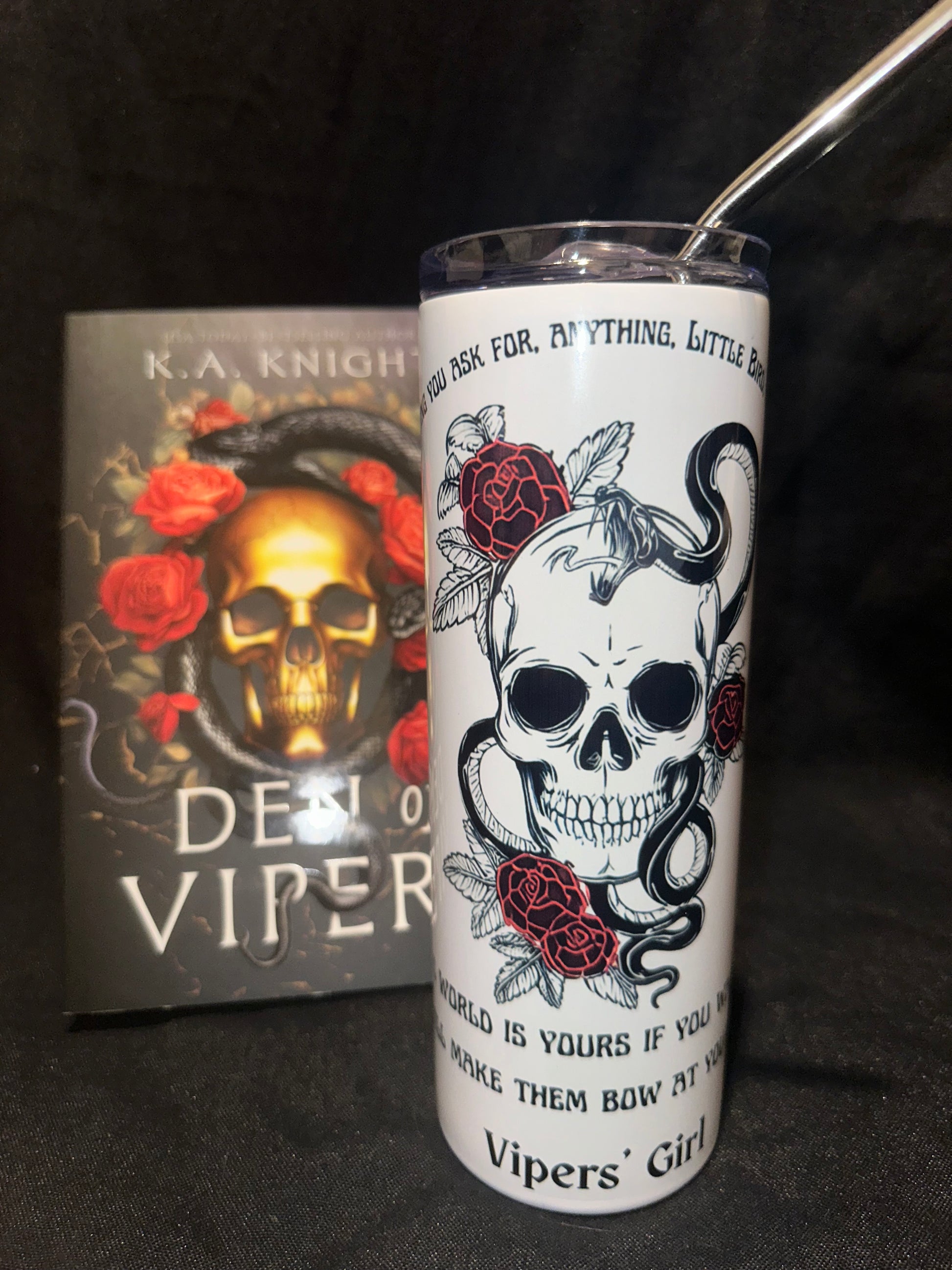 Den of Vipers Inspired 20oz Metal Tumbler