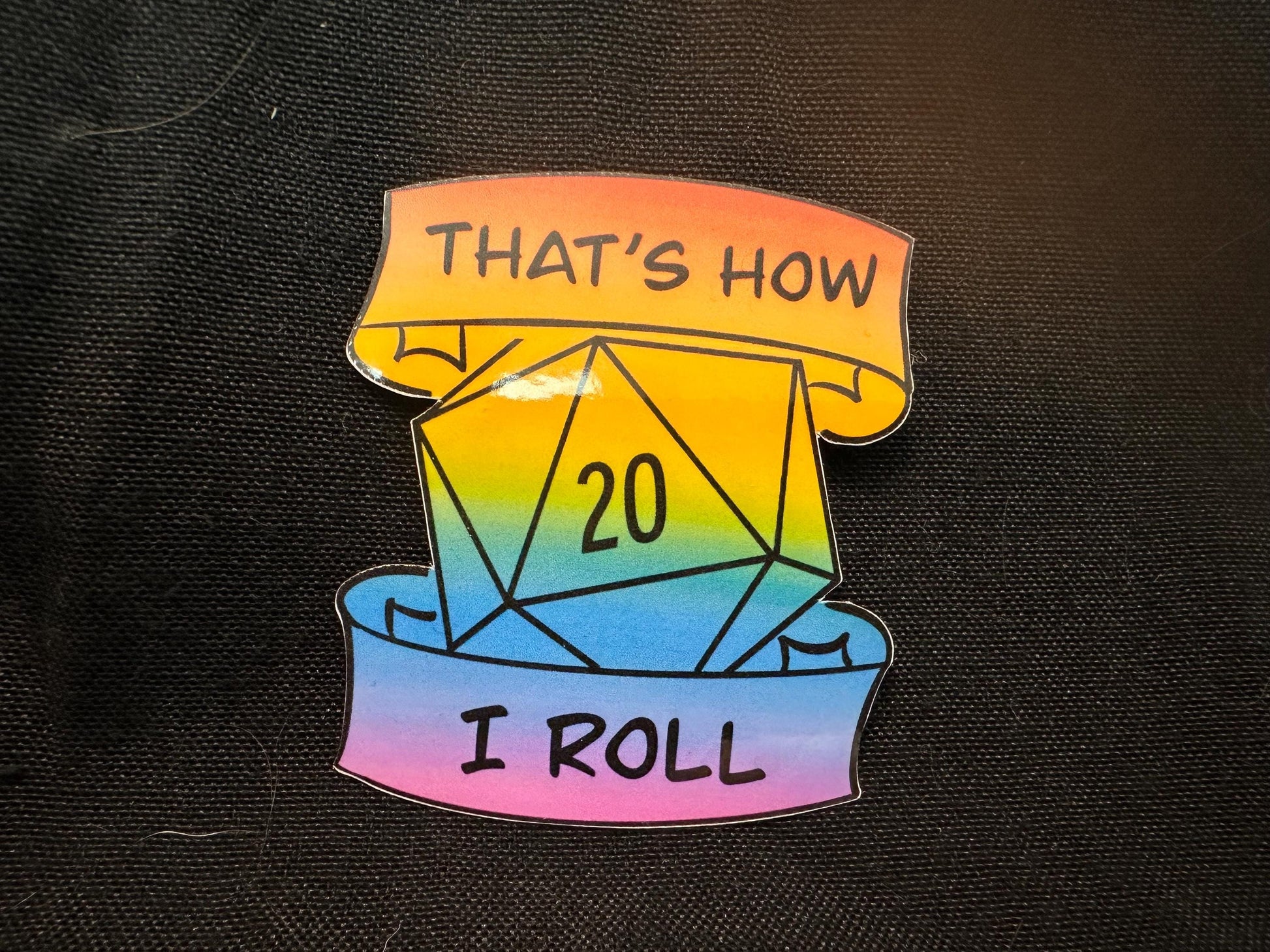 That's How I Roll Pride Stickers