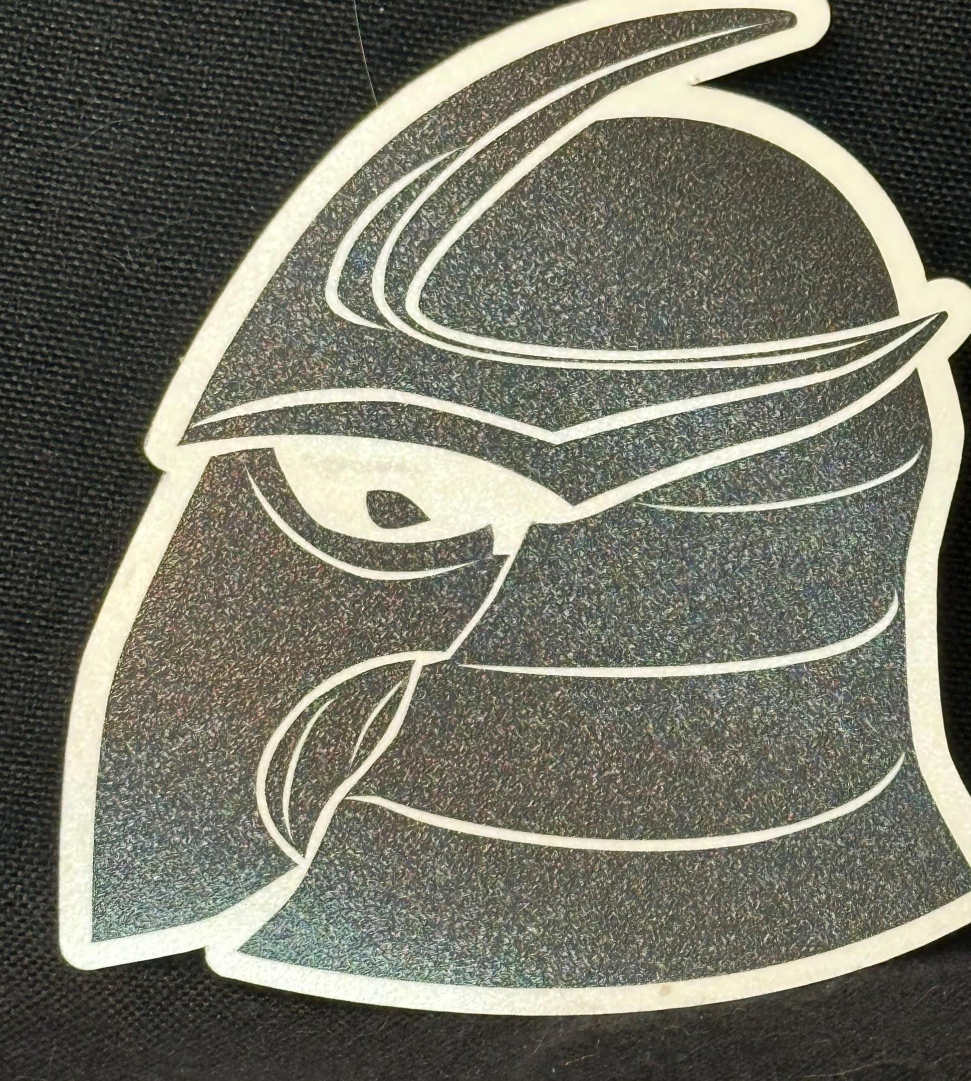 Shredder Helmet Vinyl Decal