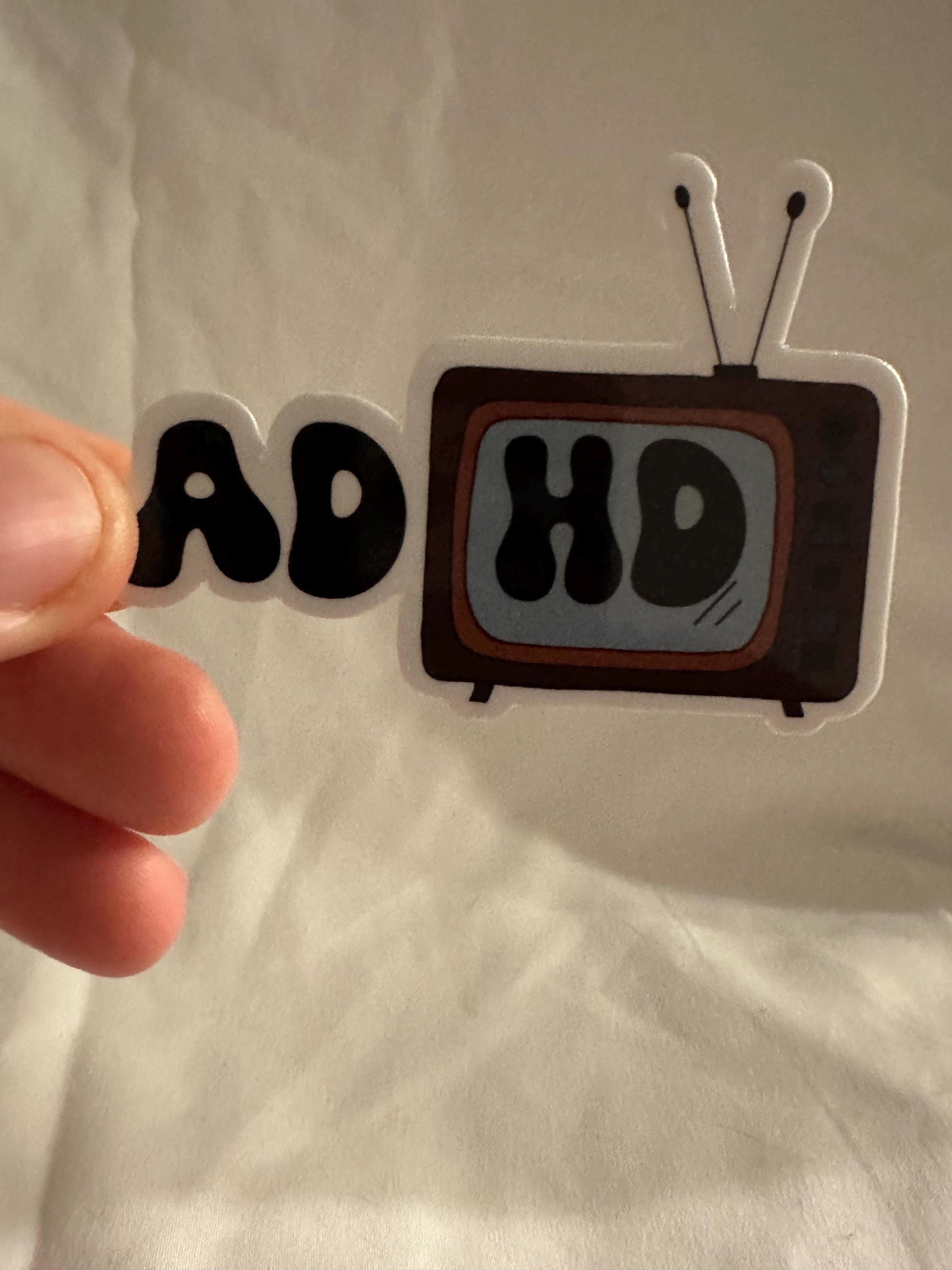 ADHD Sticker | Overthinking Sticker | Mental Health Vinyl Stickers | Funny Anxiety Stickers | UV & Water-Resistant Sticker Set