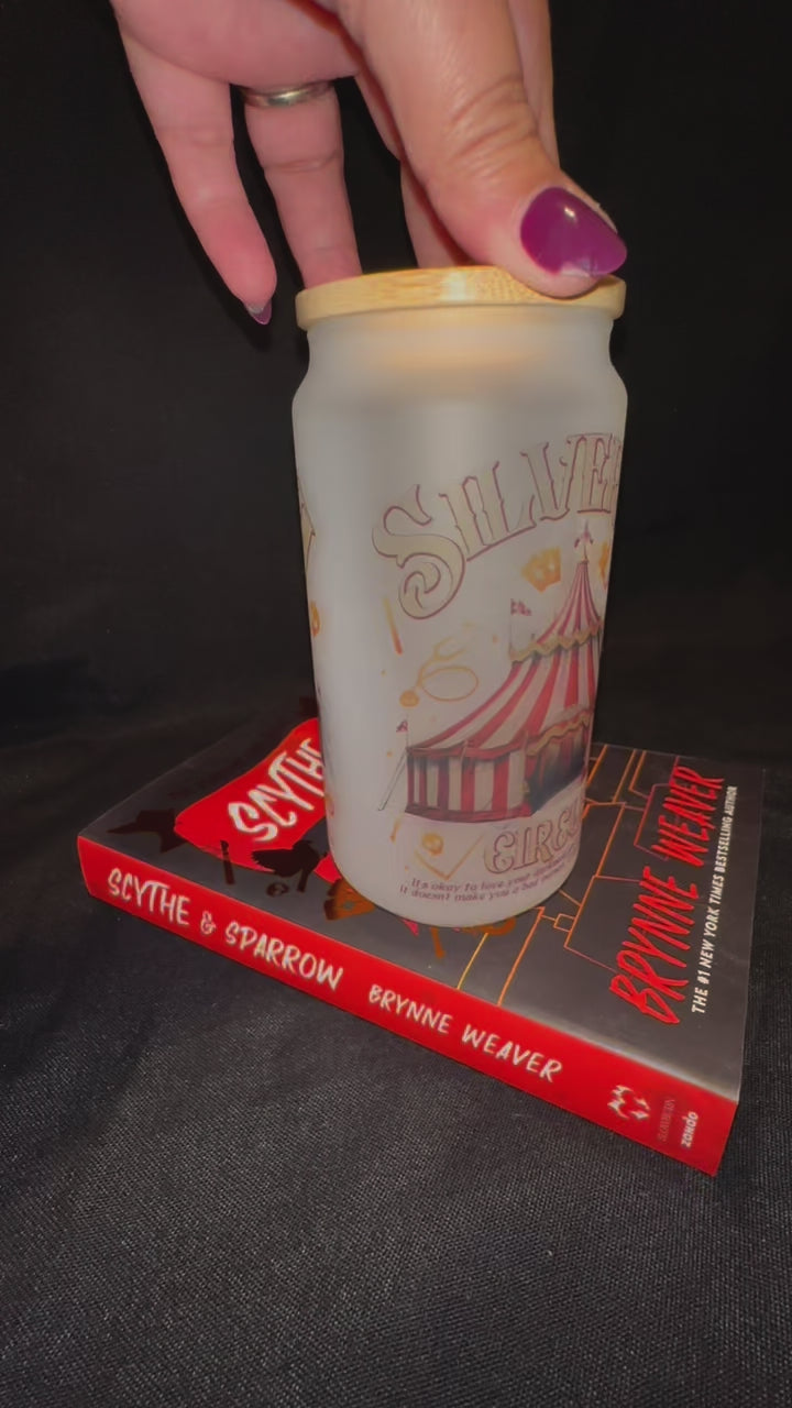 Silveria Circus - Scythe & Sparrow Inspired 18oz Glass Tumbler