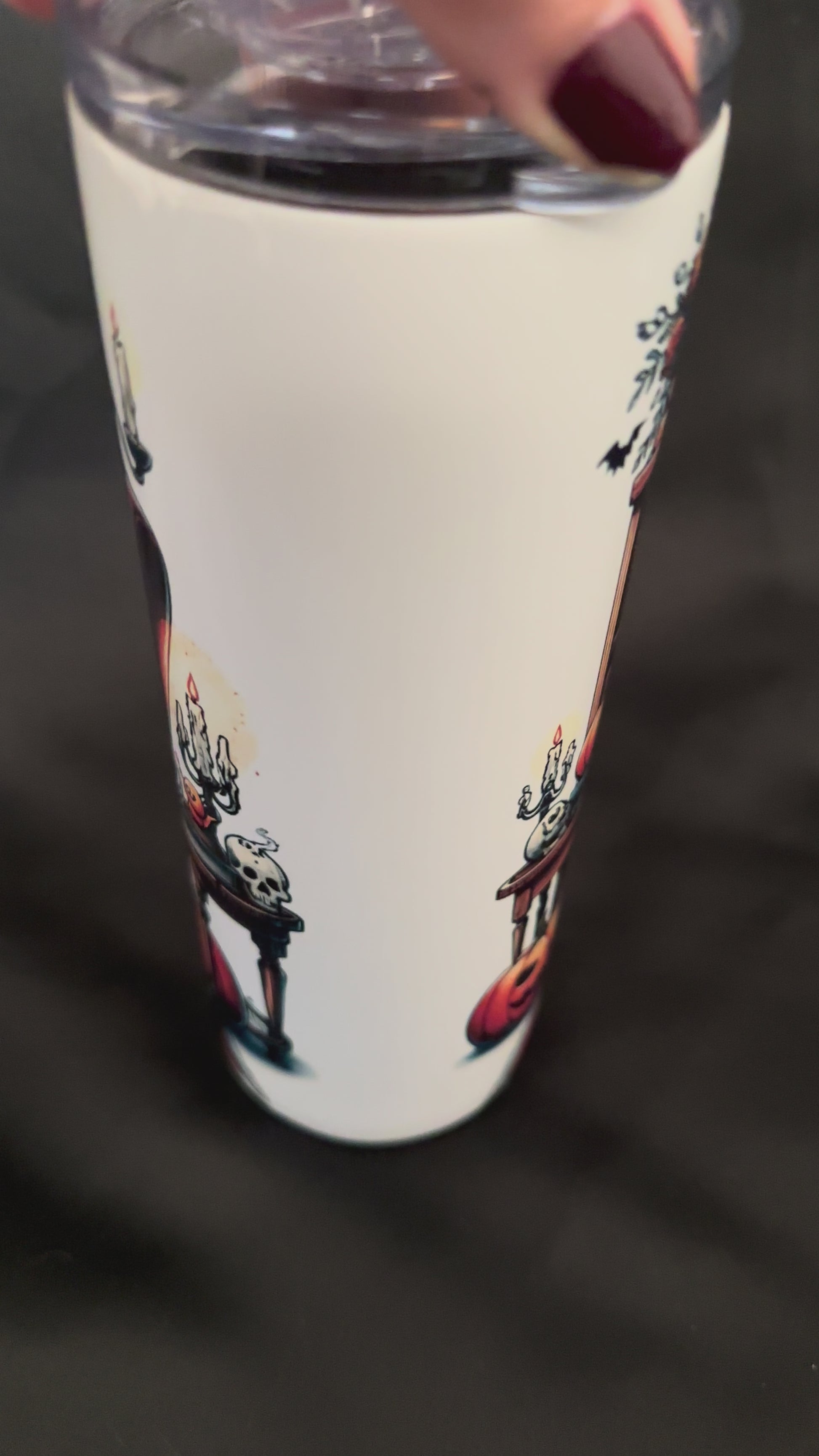 Ghost Library 20oz Metal Tumbler