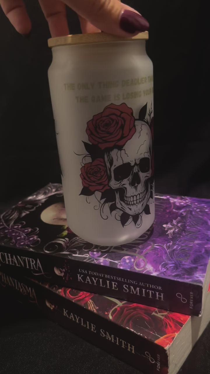 Phantasma & Enchantra Inspired 18oz Glass Tumbler