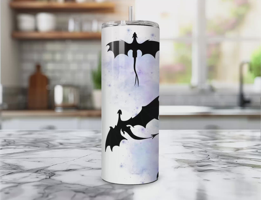 Dragon Rider Metal Tumbler